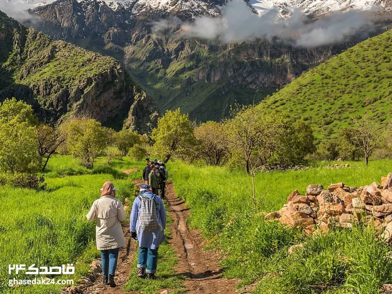 عکس کوه چال آباد کرمانشاه