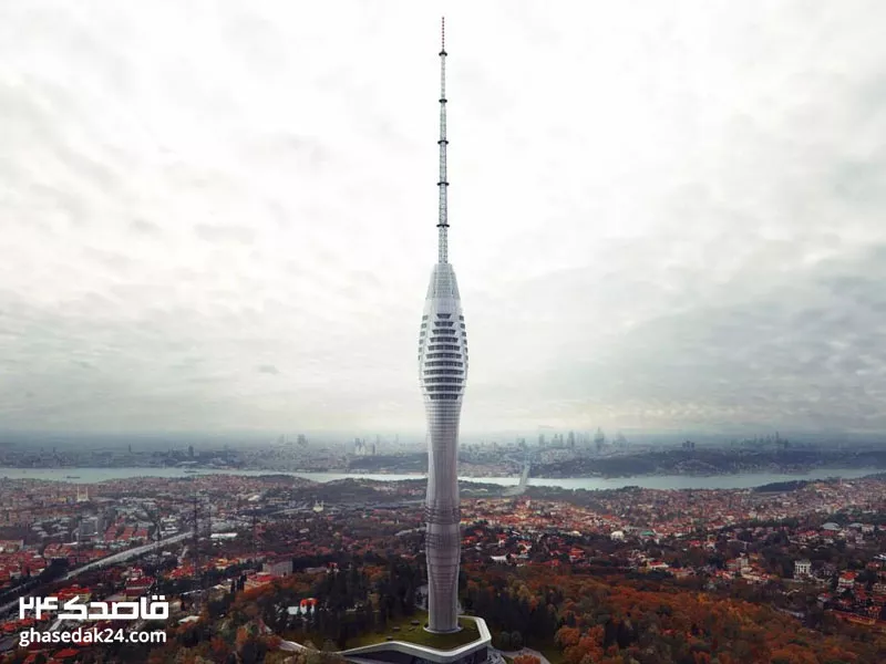 عکس برج چاملیجا استانبول (Camlica Tv Radio Tower)