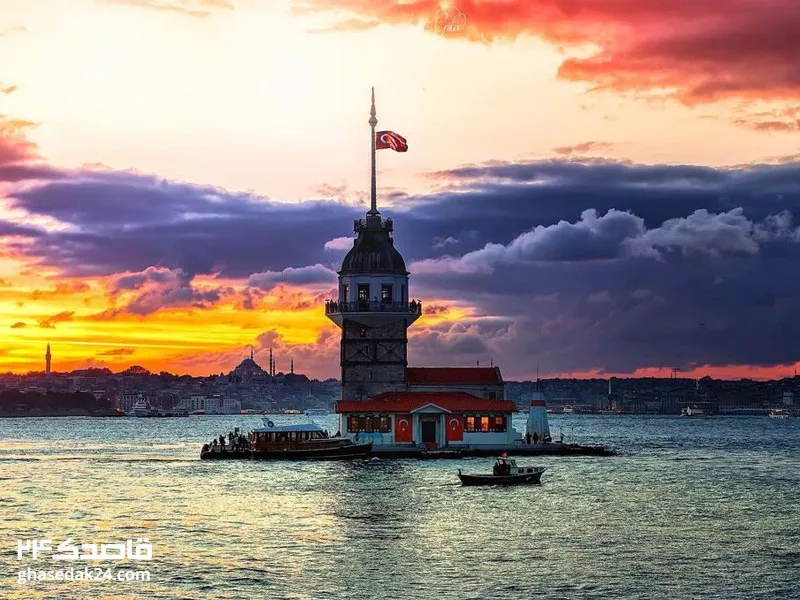 عکس برج دختر استانبول (Maiden's Tower)