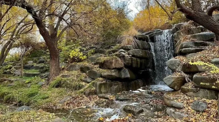 عکس باغ صخره ای باغ گیاه شناسی تهران