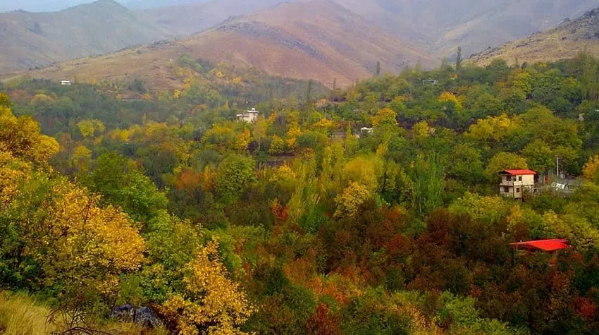 عکس دره مراد بیگ همدان