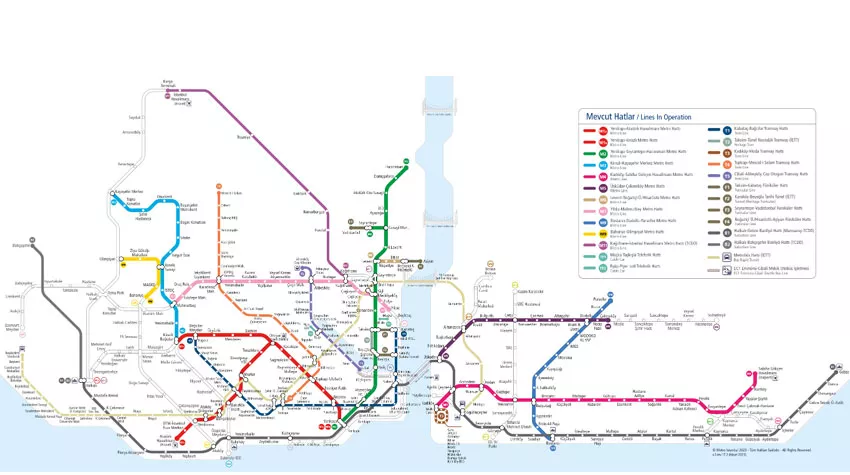 عکس همه چیز درباره متروی استانبول