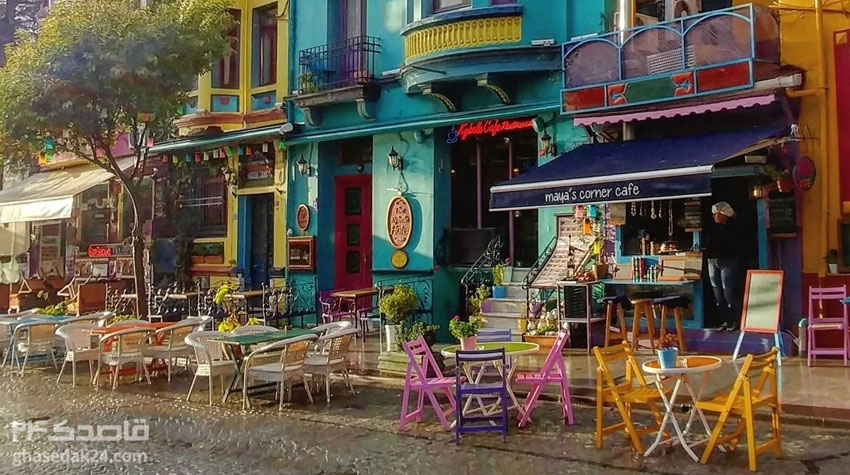 کافه گردی در استانبول در زمستان