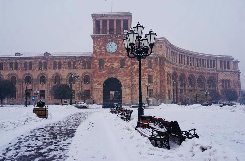 عکس میدان جمهوری ارمنستان