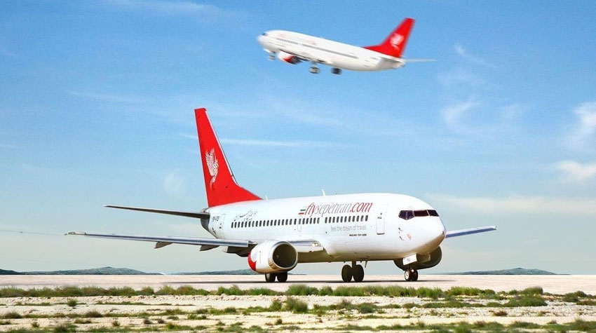 بلیط هواپیما سپهران