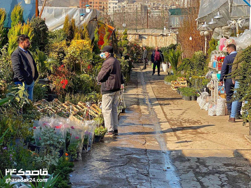 معروفترین بازار گلهای تهران
