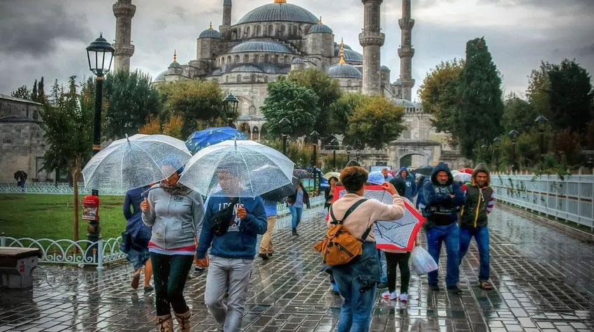 آب و هوای استانبول ترکیه