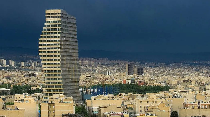برج جام بانک ملت در تهران