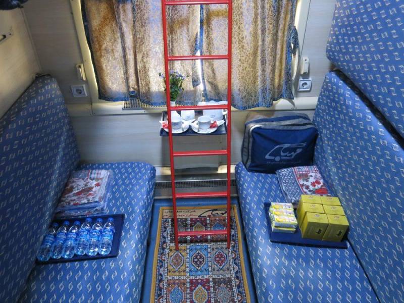 قیمت بلیط قطار مهتاب 6 تخته