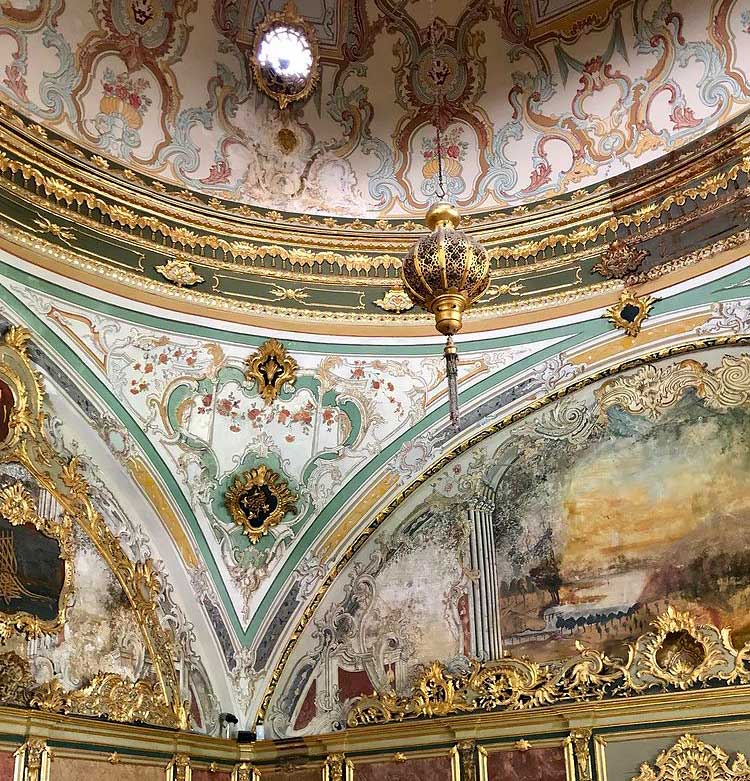 نمای داخل کاخ توپکاپی استانبول