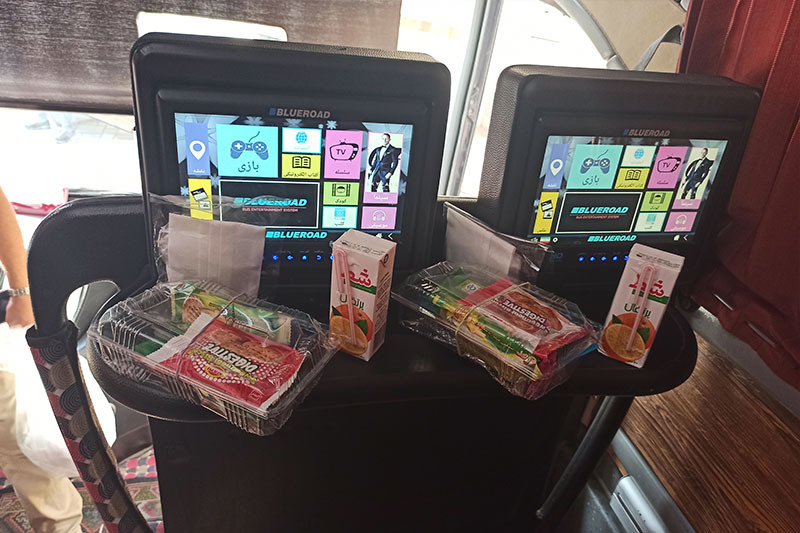 امکانات بلیط اتوبوس وی آی پی سیر و سفر 