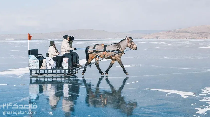 سفر به دریاچه چیلدیر استانبول در زمستان