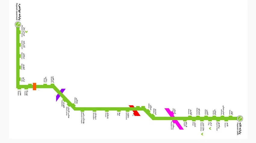 خط BRT 9 تهران